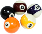 Ydds Billiard Balls Set 2-1/4'' Regulation Size Pool Table Balls For Replacement (16 Resin Balls)