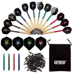 Gse Games & Sports Expert Soft Tip Darts For Electronic Dart Board. 60 Of Free Dart Tips & Storage Bag Included (Deluxe - 18 Gra