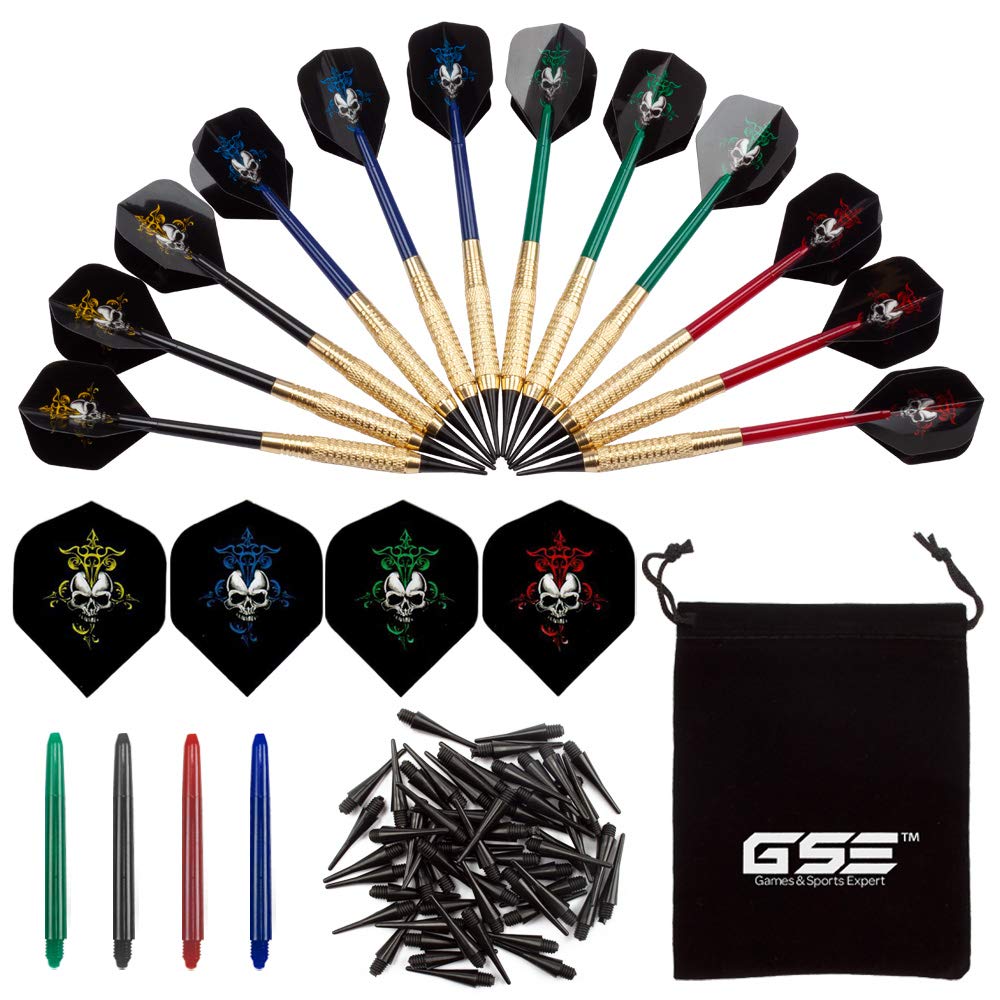 Gse Games & Sports Expert Soft Tip Darts For Electronic Dart Board. 60 Of Free Dart Tips & Storage Bag Included (Deluxe - 18 Gra