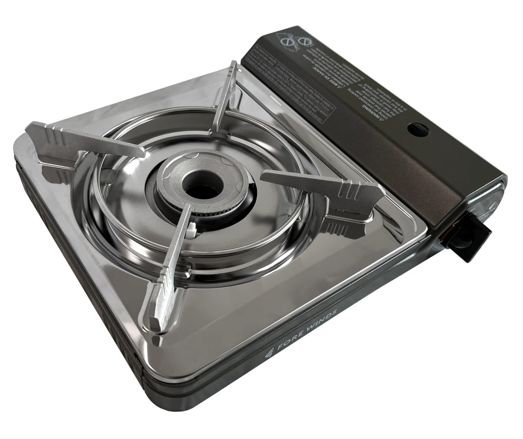 Iwatani Cassette Feu Butane Gas Camp Stove, One, Gray