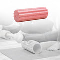 SNAPPSY Mini Column Foam Roller Micro Foam Roller for Office Pilates Feet Hands Arms Pink