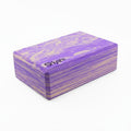 MERISHOPPEVA Stretching Block Lightweight Alignment Practice Block Block Fitness Prop for Beginners, Stretching Purple Camo|Spor