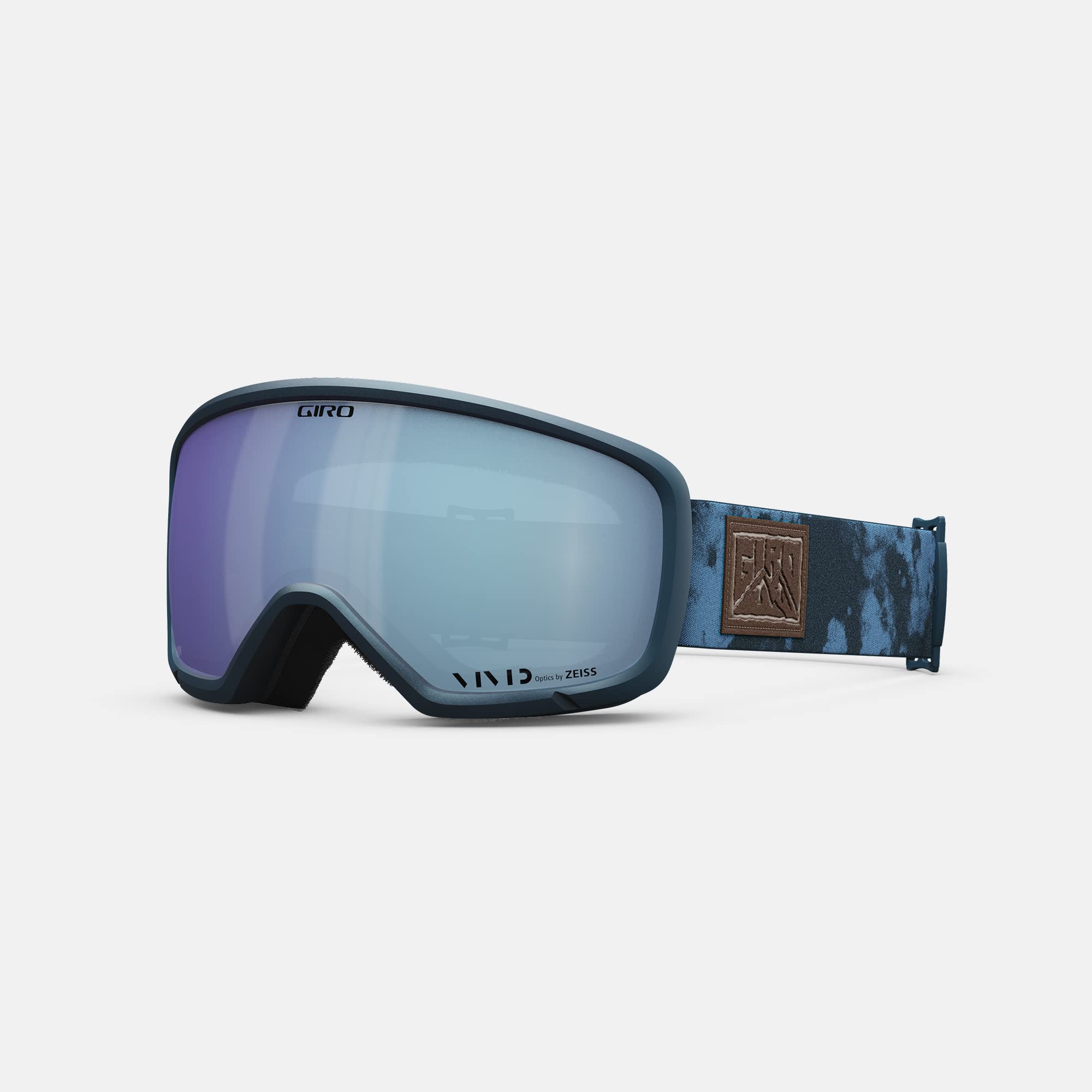 Giro Millie Ski Goggles - Snowboard Goggles for Women & Youth - Ano Harbor Blue Cloud Dust Strap with Vivid Royal Lens