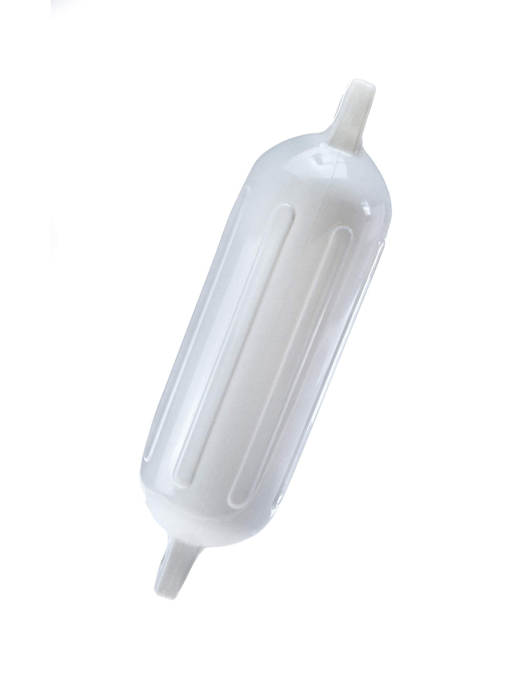 Seachoice Twin Eye Ribbed Boat Fender, White, 5-1/2 In. X 20 In.