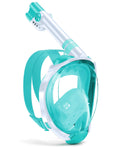 W WSTOO Kids Full Face Snorkel Masks,Suitable for Beginners Dry Top Snorkeling Gear,Can Your Mouth or Nose to Breathe,180 Degree