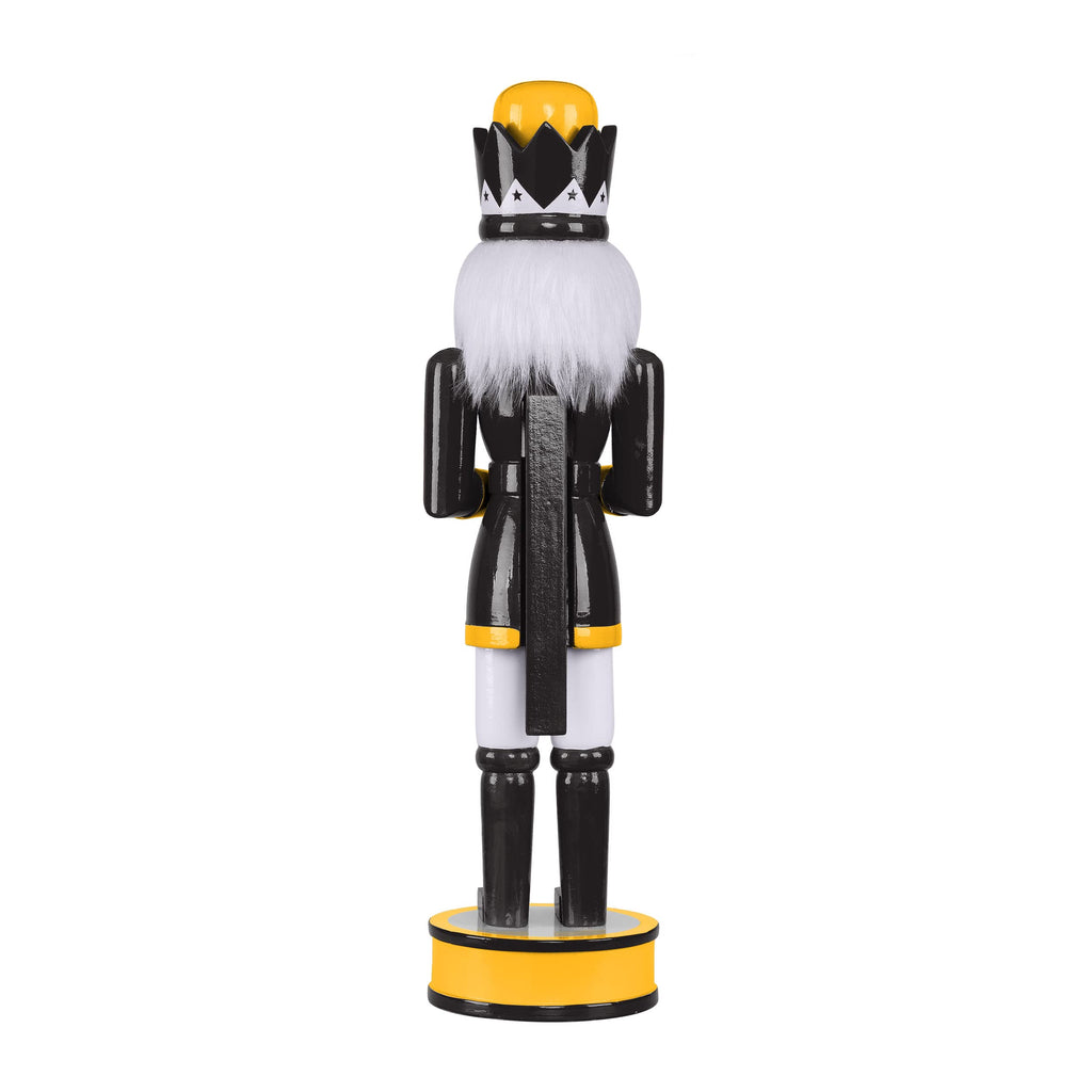 FOCO NFL Pittsburgh Steelers Team Logo 14 Holiday Nutcracker, Version 2, One Size