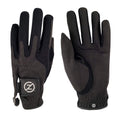 Zero Friction Mens Storm All Weather Golf Gloves, One Size, Black, Pair