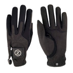Zero Friction Mens Storm All Weather Golf Gloves, One Size, Black, Pair