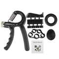 Adjustable Hand Grip Strengthener Kit for Finger Wrist Forearm Exercise Rehabilitation Stress Relief Resistance 1060kg Grip Tra