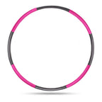 Auoxer Fitness Exercise Weighted Hoop, Detachable And Size Adjustable Design, Lose Weight Fast By Fun Way, Fat Burning Healthy M