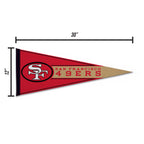 Rico Industries Nfl Football San Francisco 49Ers Retro 12'' X 30'' Felt Wall D  Cor Pennant - Great For Home/Bed Room/Man Cave D