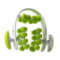 SHOPORA 24 Wheel Muscle Roller Equipment Massaging Tool for Travel Yoga Bodybuilding Green |Sporting Goods | Fitness Running & Y