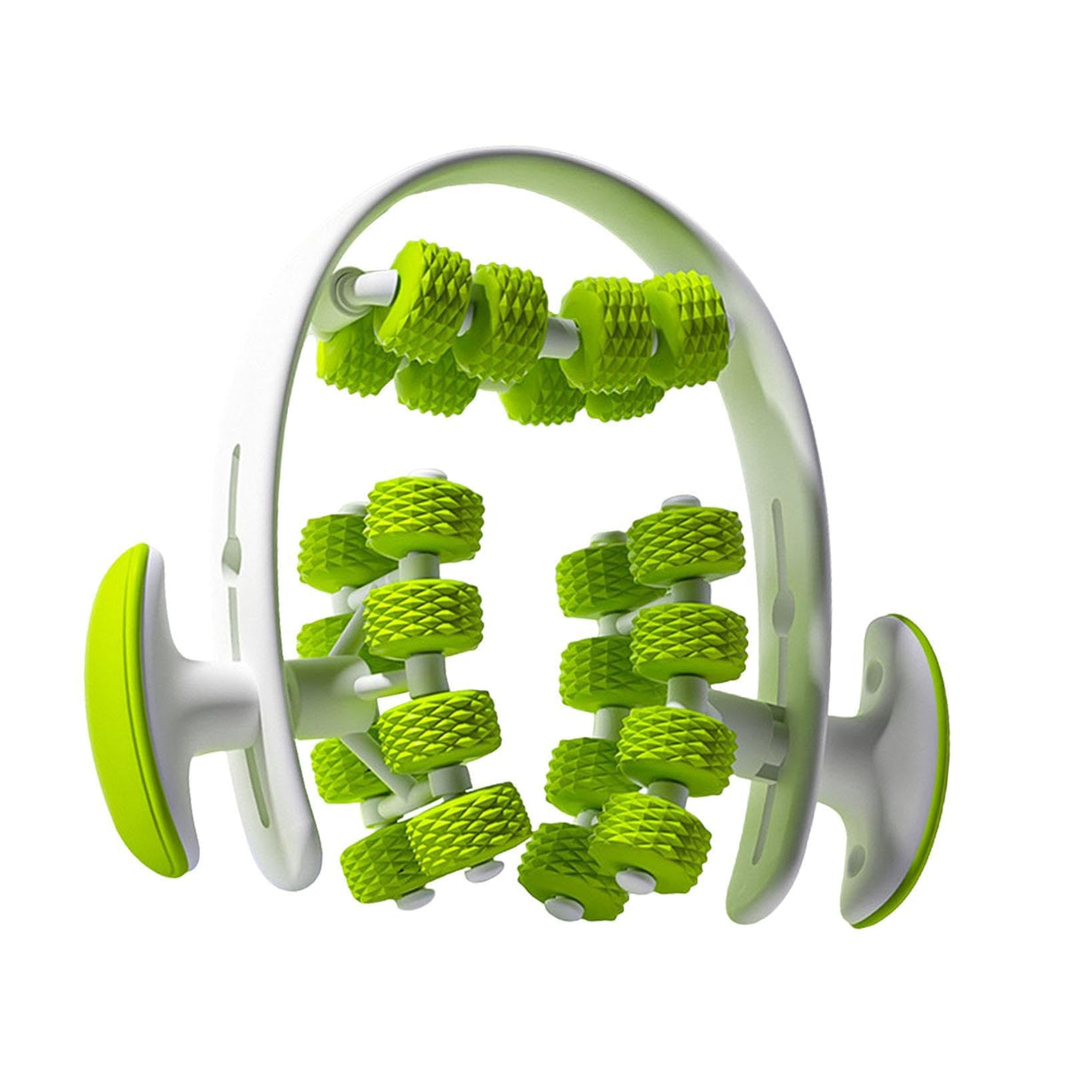 SHOPORA 24 Wheel Muscle Roller Equipment Massaging Tool for Travel Yoga Bodybuilding Green |Sporting Goods | Fitness Running & Y