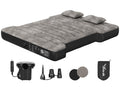 Uncle Elk Truck Bed Mattress 5.5-5.8Ft: Inflatable Air Mattress For Camping Short Truck Bed 2 Person, Air Pump 2 Pillows, Carry