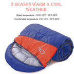 Kuzmaly Camping Sleeping Bag For Adults Kid, 3 Seasons Sleeping Bags For Camp, Hiking, Backpacking, Indoor & Outdoor S Lightweig