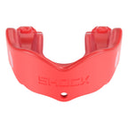 Shock Doctor Gel Max Mouth Guard, Heavy Duty Protection & Custom Fit, Youth, Red