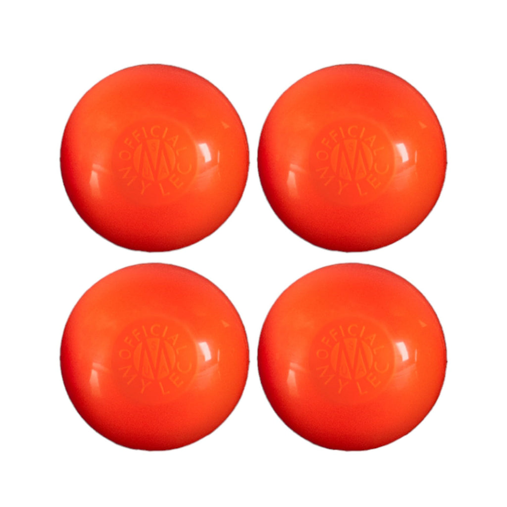 Mylec Street Hockey Balls, No-Bounce, Perfect For Play At >60 Degrees F, Durable, Roller Hockey Ball For Indoor/Outdoor Play (Or