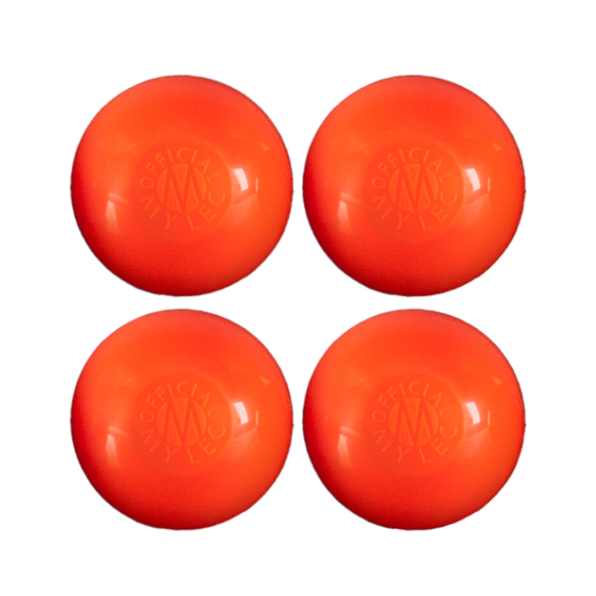 Mylec Street Hockey Balls, No-Bounce, Perfect For Play At >60 Degrees F, Durable, Roller Hockey Ball For Indoor/Outdoor Play (Or