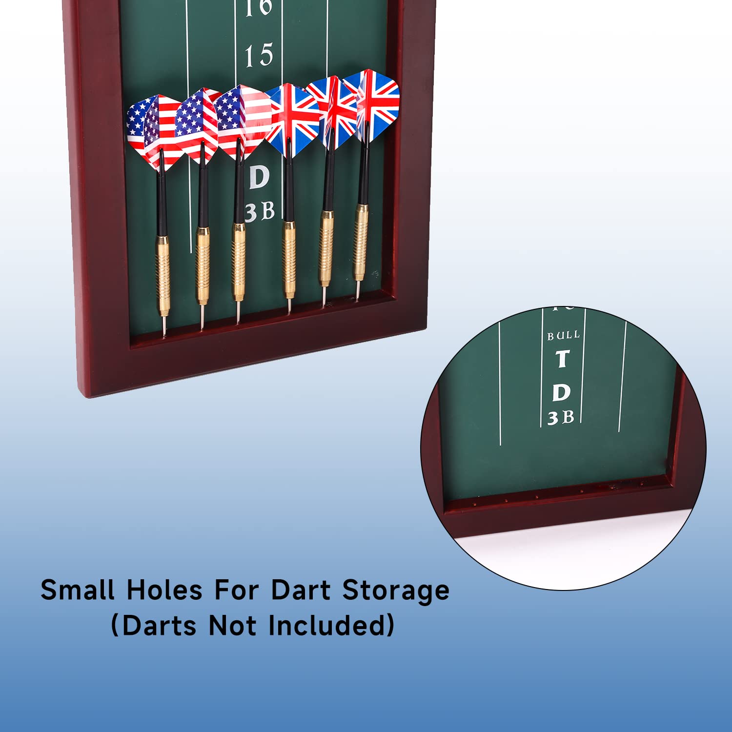 Gse Chalk Dart Scoreboard For Dart Board Cricket & 01 Dart Games With Chalks And Chalk Wipe (Chalk Scoreboard)
