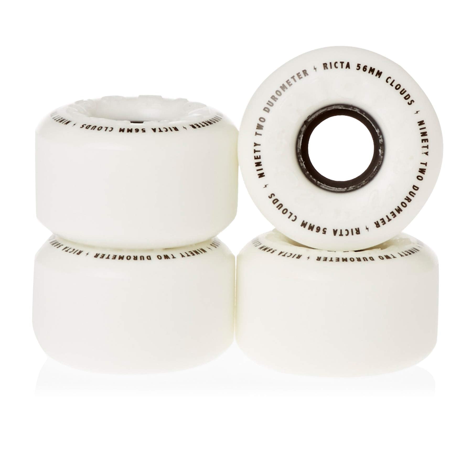 Ricta 56Mm Clouds Black 92A Skateboard Wheels