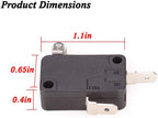 10896 Accelerator Micro Switch For Ezgo Electric 1994-Up Txt Pds/Dcs Golf Carts (2 Pack)