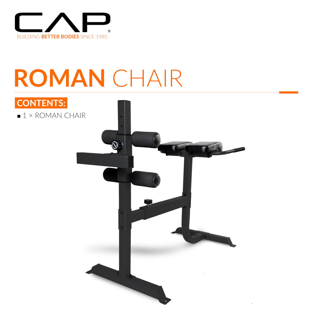 CAP Strength Roman Chair, Black