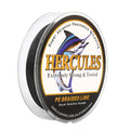 HERCULES Super Strong 500M 547 Yards Braided Fishing Line 15 LB Test for Saltwater Freshwater PE Braid Fish Lines 4 Strands - Bl