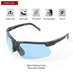 xaegistac Shooting Glasses with Case Anti Fog Hunting Safety Glasses for Adults