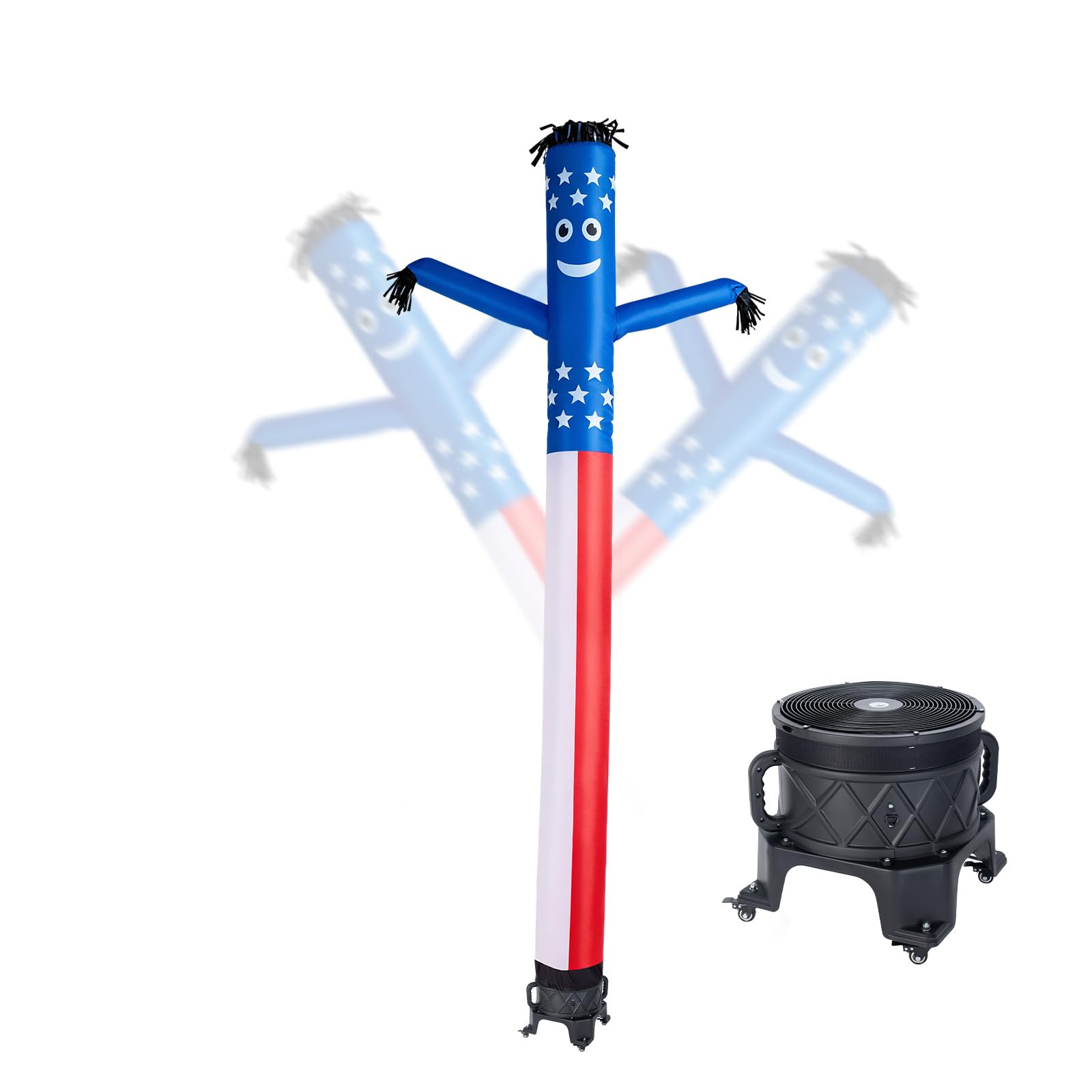 VEVOR Inflatable Tube Man with Blower, 20 ft Tall, Wacky Waving Wind Flying Inflatable Dancing Tube Guy with 1 HP IPX3 Waterproo