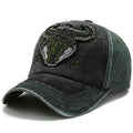 Alexvyan Green Bull Printed Cotton MenS Sun Visor Cap  Baseball Adjustable Sport Summer Cap For Golf, Tennis, Cricket, Cycling