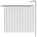 40 Pack Tent Pegs, 7 Metal Tent Stakes Pegs With Hook, Tent Garden Stakes For Camping, Canopy, Outdoor Decoration
