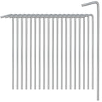 40 Pack Tent Pegs, 7 Metal Tent Stakes Pegs With Hook, Tent Garden Stakes For Camping, Canopy, Outdoor Decoration