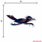 Rico Industries Ncaa Texas-San Antonio Roadrunners - Utsa Mascot Shape Cut Pennant - Home And Living Room D  Cor - Soft Felt Ez