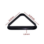 Hathaway Pool Table Billiard Ball Triangle Rack, Black