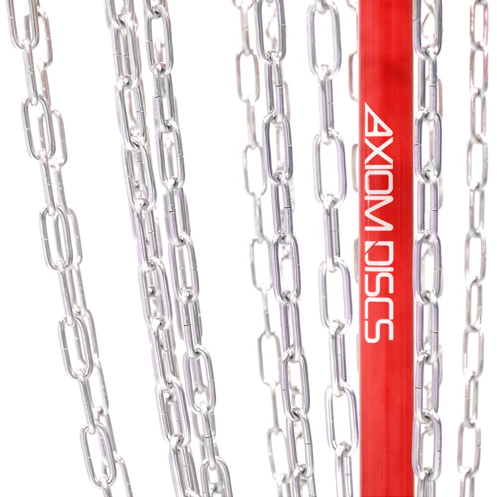 Axiom Discs Pro 24-Chain Disc Golf Basket - Red