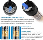Freesea 50 Watt Aquarium Submersible Betta Heater With Aquarium Submersible Thermometer