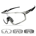 Vozapow Photochromic Cycling Glasses For Men Women, Uv Protection Tr90 Frame Sports Sunglasses For Mtb, Riding, Running, Fishing
