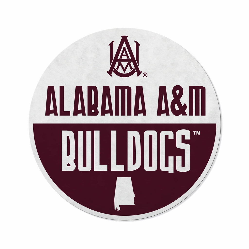 Rico Industries Ncaa Alabama A&M Bulldogs Classic Shape Cut Pennant - Home And Living Room D  Cor - Soft Felt Ez To Hang