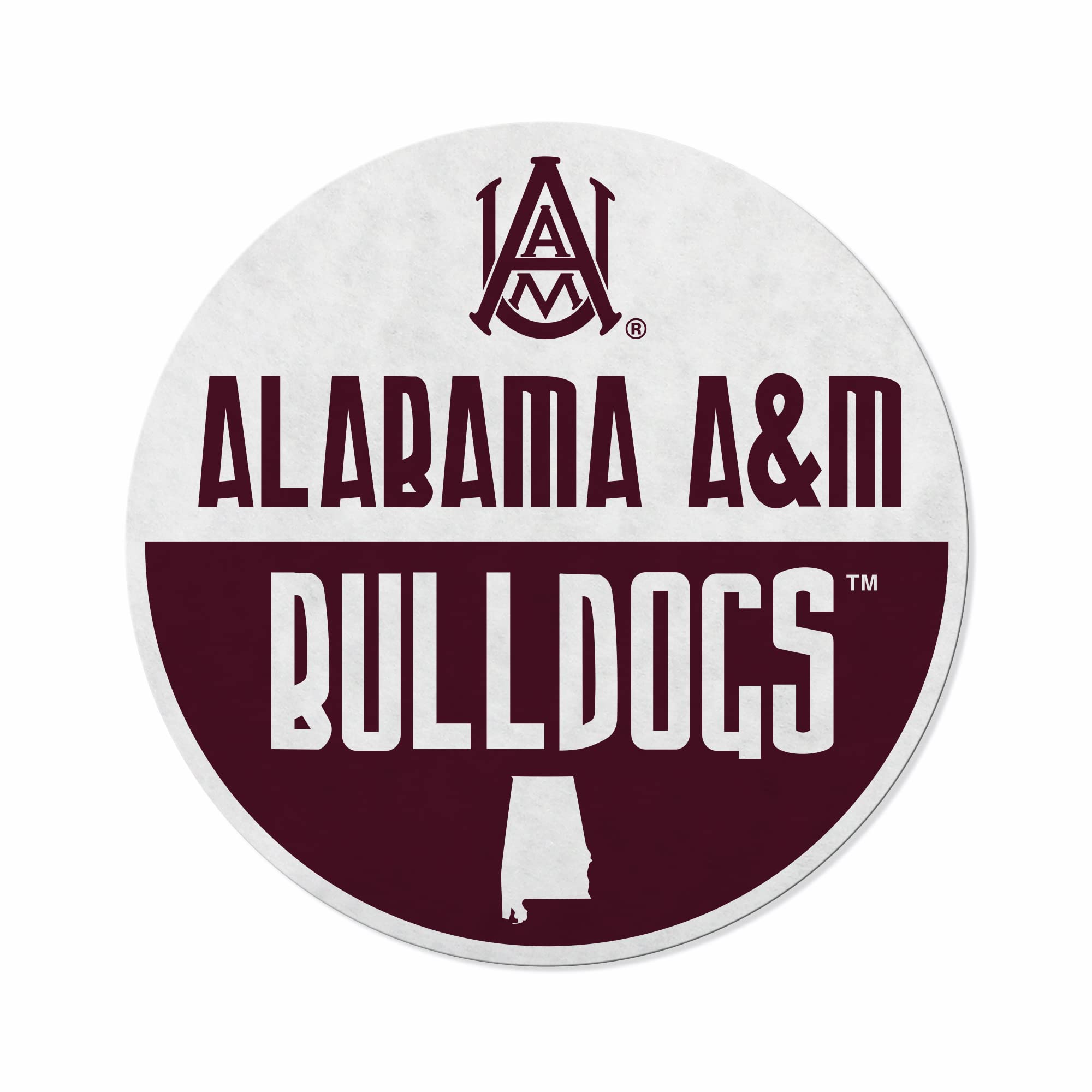 Rico Industries Ncaa Alabama A&M Bulldogs Classic Shape Cut Pennant - Home And Living Room D  Cor - Soft Felt Ez To Hang