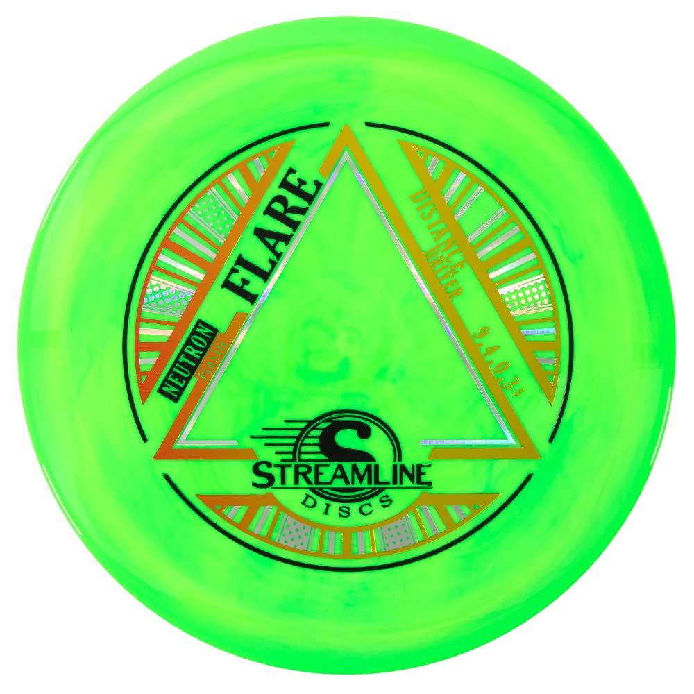 Streamline Discs Neutron Flare Disc Golf Distance Driver (170-175G / Colors May Vary)
