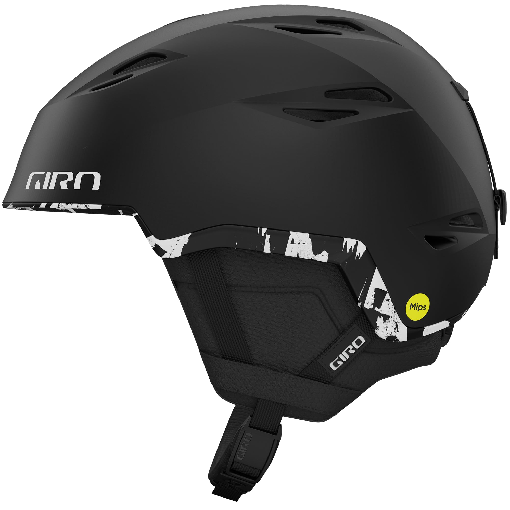 Giro Grid Spherical Ski Helmet - Snowboard Helmet for Men & Women - Matte Black Stained - S (52-55.5cm)