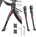 ZOSEN Adjustable Bicycle Kickstand Aluminium Alloy Bike Side Support for 22 24 26 Inch /700C Bicycles with 2 Hexagon Wrenches (P
