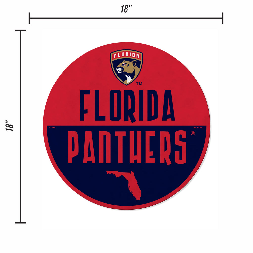Rico Industries Nhl Hockey Florida Panthers Classic Shape Cut Pennant - Home And Living Room D  Cor - Soft Felt Ez To Hang