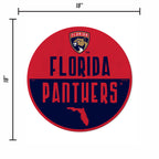 Rico Industries Nhl Hockey Florida Panthers Classic Shape Cut Pennant - Home And Living Room D  Cor - Soft Felt Ez To Hang