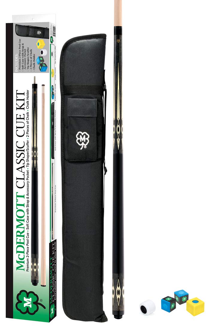 Mcdermott Classic Pool Cue Kit (Dark Gray, 20Oz)