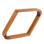 Gse 2-Tone Solid Wood Billiard 8-Ball Triangle Or 9-Ball Diamond Pool Ball Racks For 2-1/4'' Pool Balls (8-Ball Triangle & 9-Bal