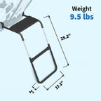 Springfree Trampoline Flexrstep V2 Ladder Accessory For Springfree Trampolines With Weight Capacity Of 152 Pounds And Safety Loc