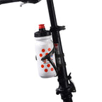 Zonkie Bicycle Bottle Cages, Plastic Bike Bottle Holder With Cage Mounting Base (Black)