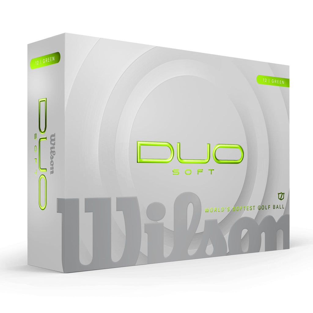 Wilson 2025 Duo Soft Golf Balls - Green, 12 Balls
