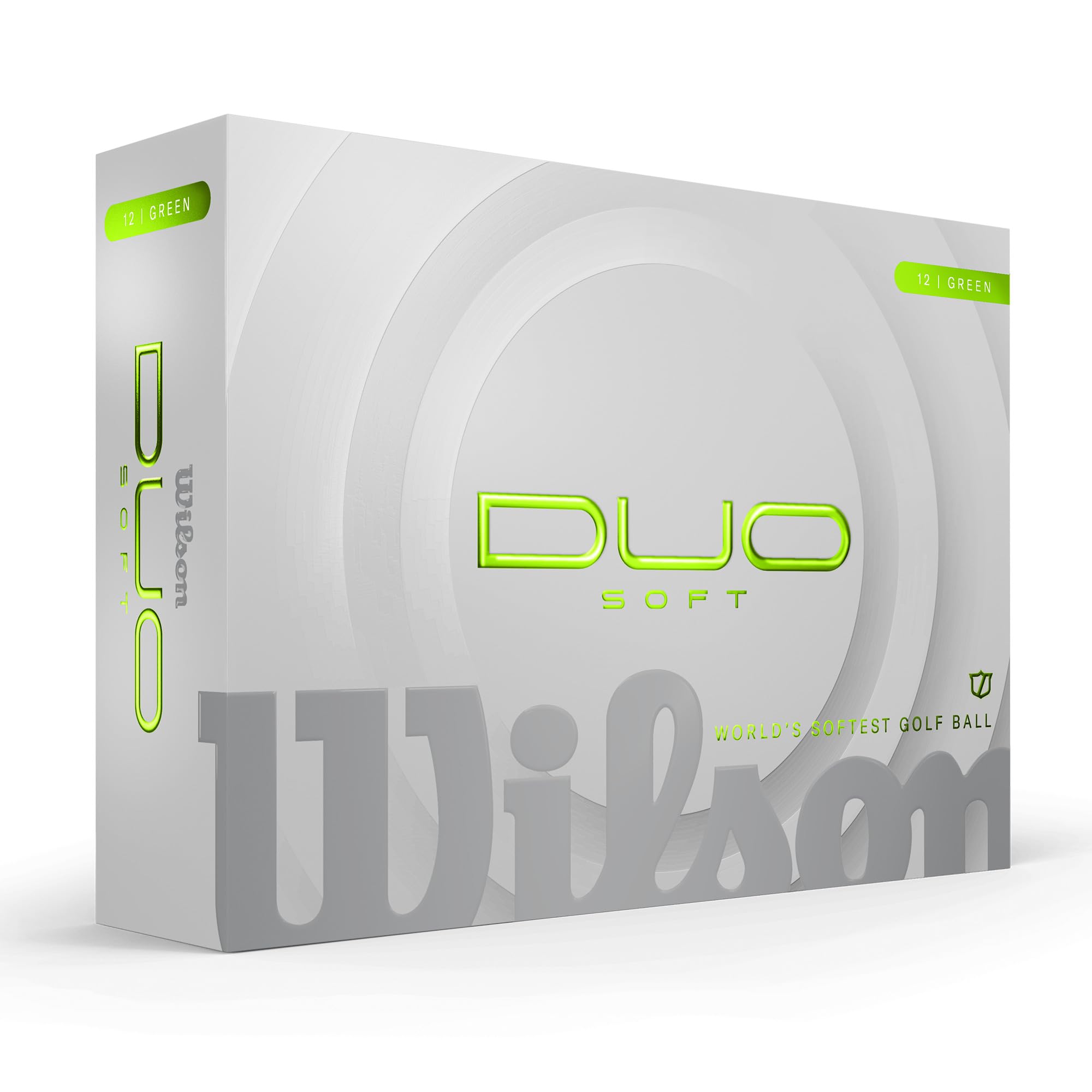 Wilson 2025 Duo Soft Golf Balls - Green, 12 Balls